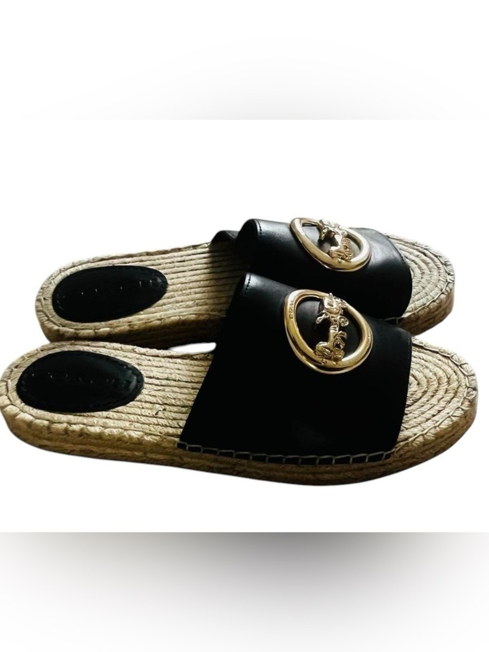 Coach Camille Espadrille Slides New